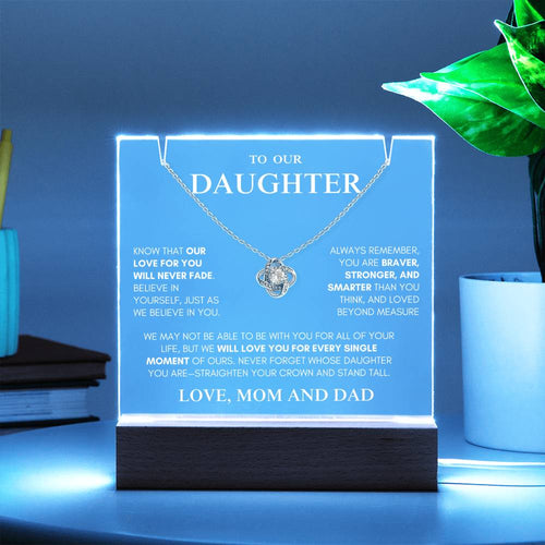 Exclusive Gift for Daughter From MOM and DAD "My Love Will Never Fade" | Keepsake Gift Set