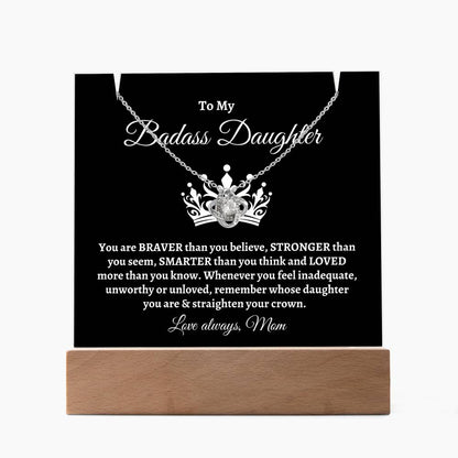 Badass Daughter | Keepsake Necklace Gift Set