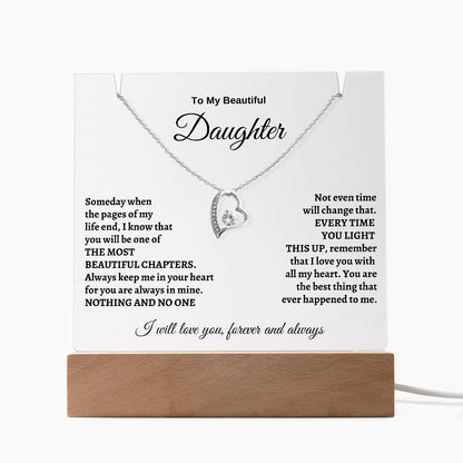 To My Beautiful Daughter | Keepsake Acrylic