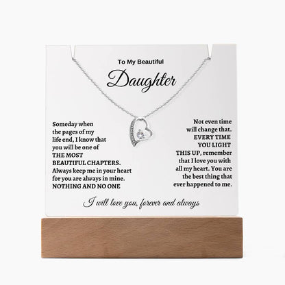 To My Beautiful Daughter | Keepsake Acrylic