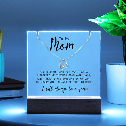 To My Mom | You Held My Hand | Forever Love Necklace