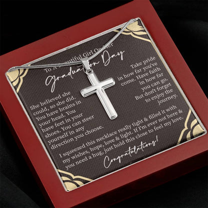 Graduate Gift for Her | Artisan Cross Neckless