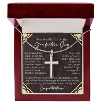 Graduate Gift for Her | Artisan Cross Neckless