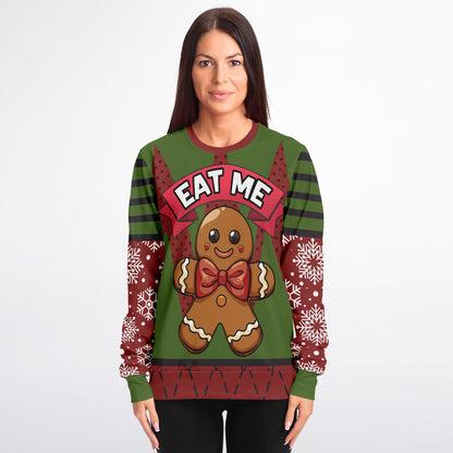 Eat Me Gingerbread Christmas Sweatshirt