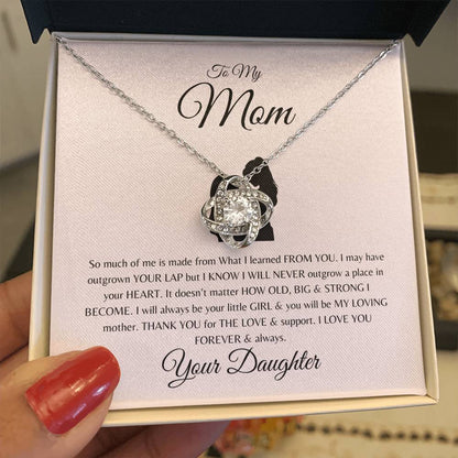 To Mom from Daughter | Love Knot Necklace