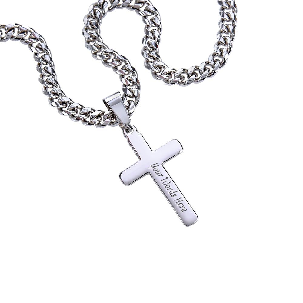 Customized Graduation Cross Necklace - Bill and Dot's Finds