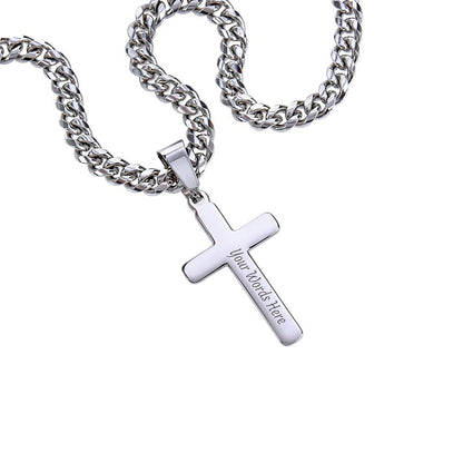 Customized Graduation Cross Necklace - Bill and Dot's Finds