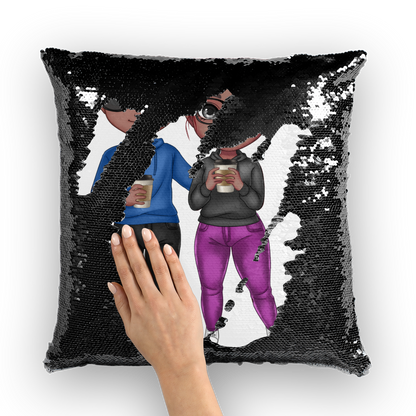 Customizable Sequin Cushion Cover