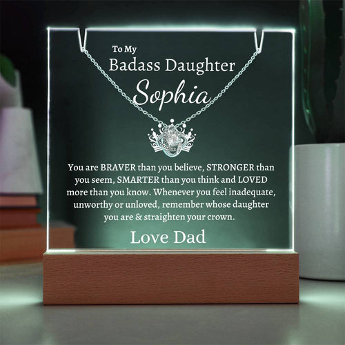 PERSONALIZED Badass Daughter | Keepsake Gift Set (W)