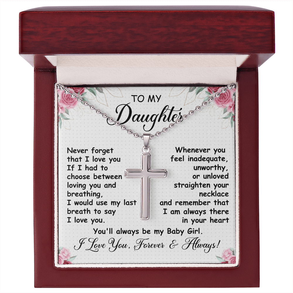 Daughter Necklace: Always My Baby Girl - Bill and Dot's Finds