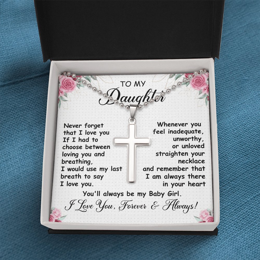 Daughter Necklace: Always My Baby Girl - Bill and Dot's Finds