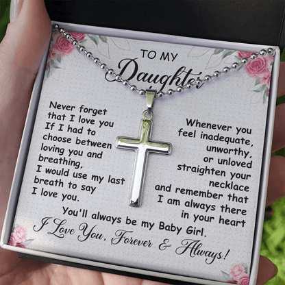 Daughter Necklace: Always My Baby Girl - Bill and Dot's Finds
