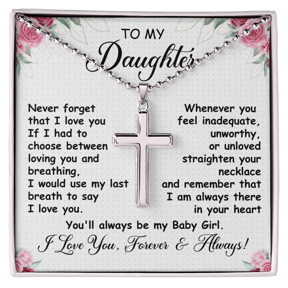 Daughter Necklace: Always My Baby Girl - Bill and Dot's Finds