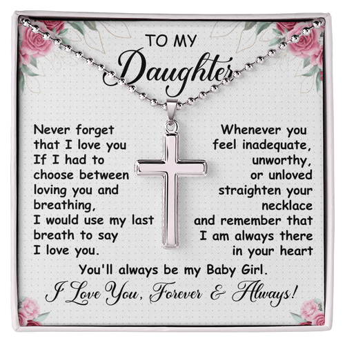 Daughter Necklace: Always My Baby Girl - Bill and Dot's Finds