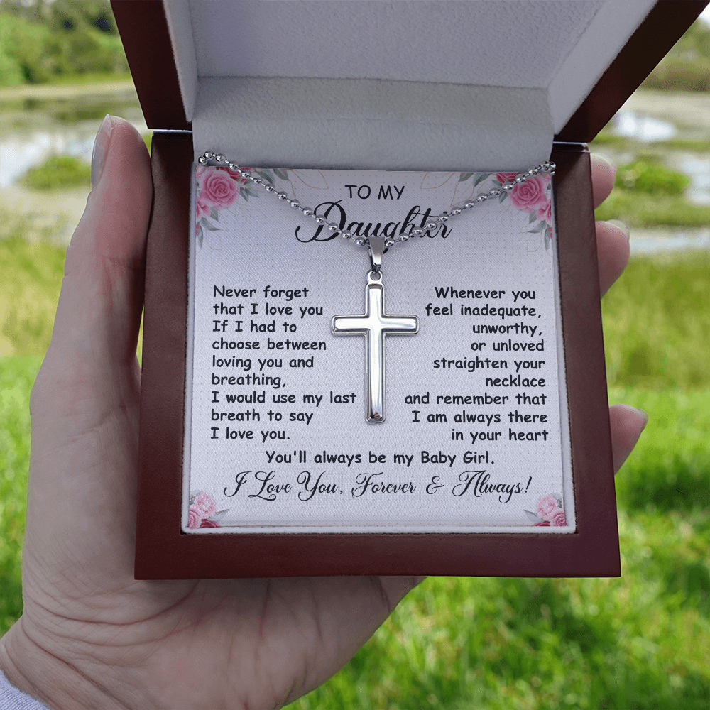 Daughter Necklace: Always My Baby Girl - Bill and Dot's Finds