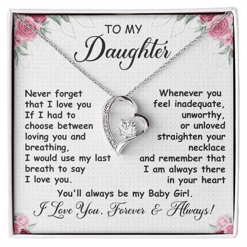 Daughter Necklace | My Baby Girl - Bill and Dot's Finds