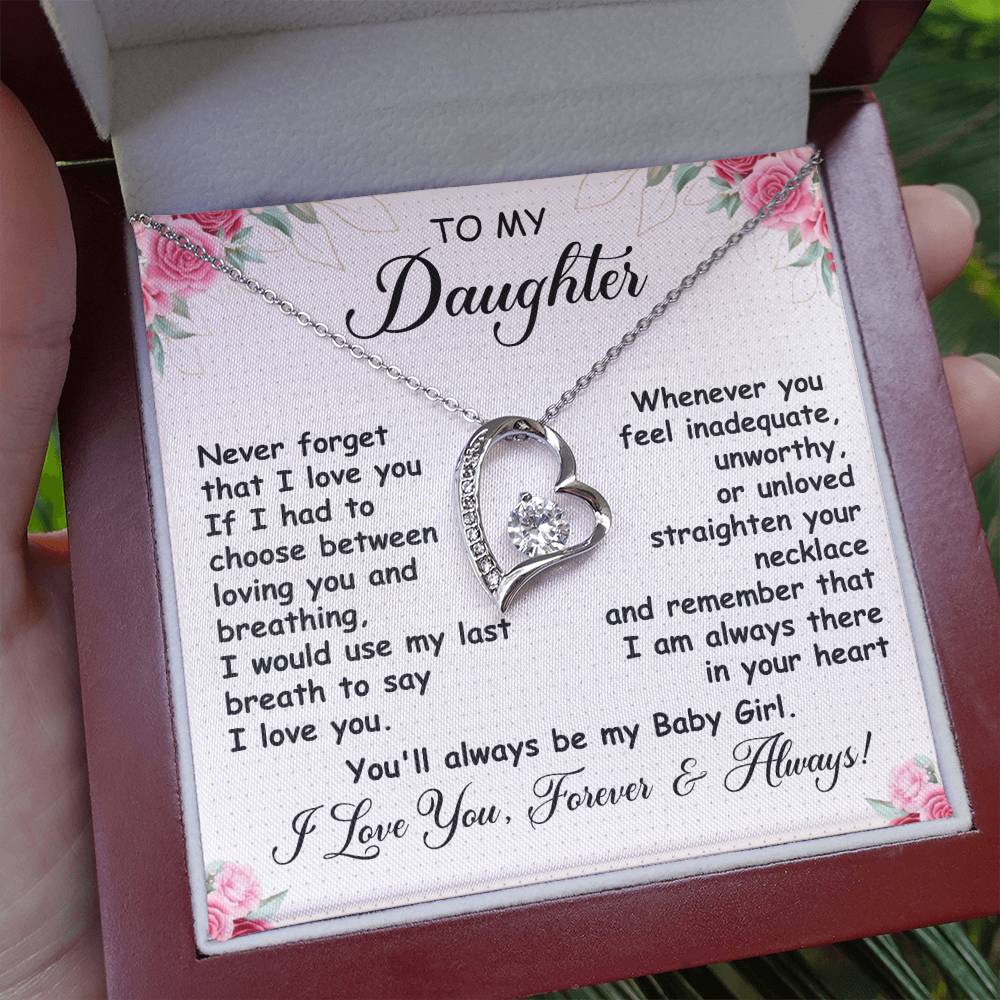 Daughter Necklace | My Baby Girl - Bill and Dot's Finds