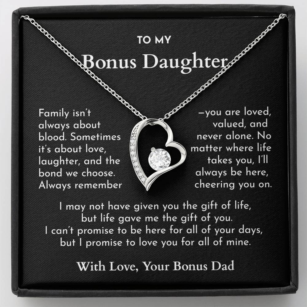 “Life Gave Me the Gift of You”--A Promise From Bonus Dad to Daughter (B❤)