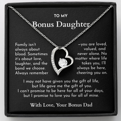 “Life Gave Me the Gift of You”--A Promise From Bonus Dad to Daughter (B❤)