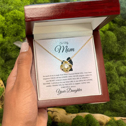 To Mom from Daughter | Love Knot Necklace