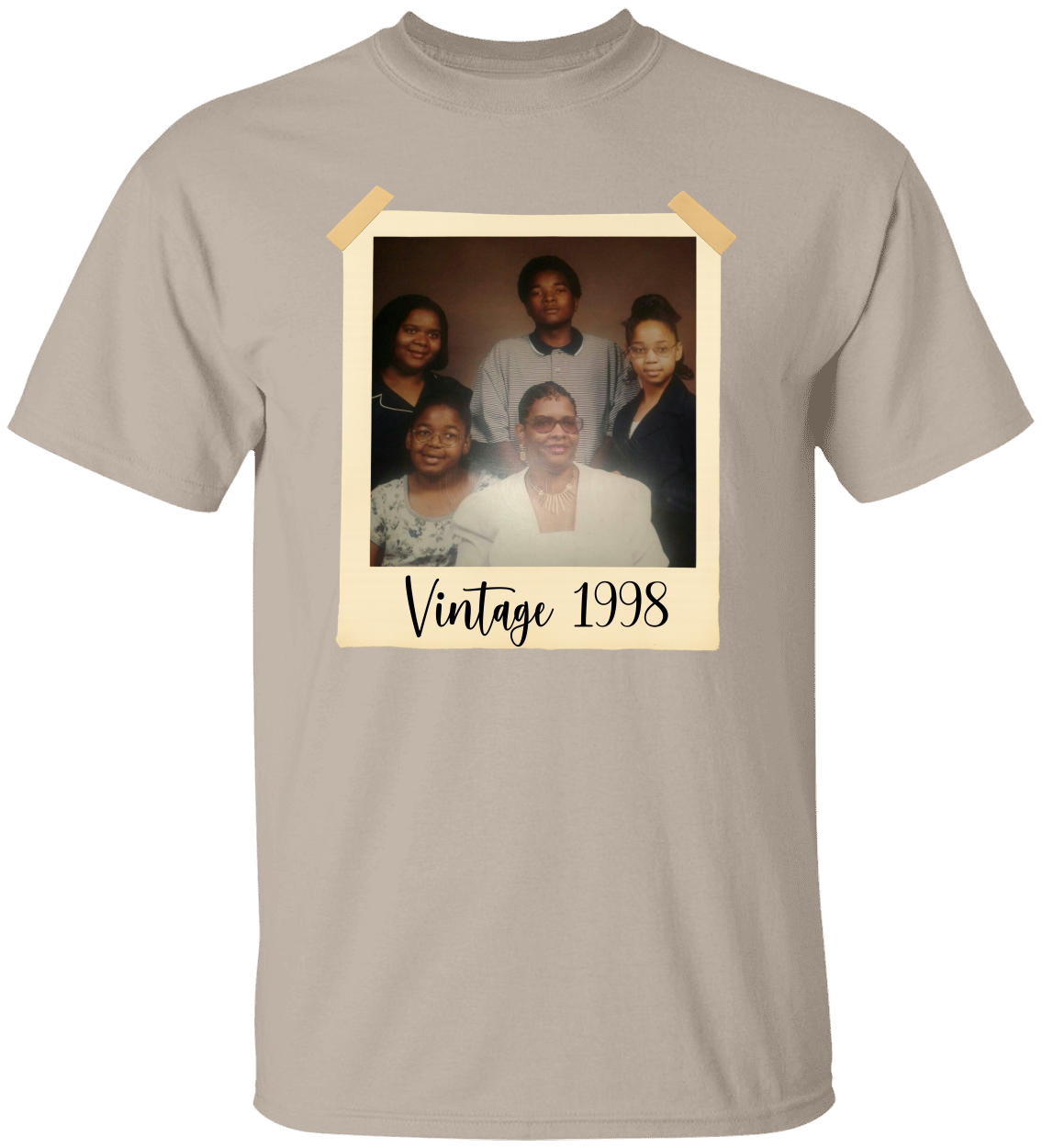Customized Vintage Polaroid T-Shirt