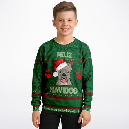 Feliz Navidog - French Bulldog