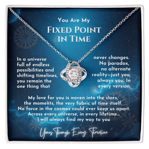 Fixed Point in Time Necklace – Symbol of Eternal Love & Soulmates - Bill and Dot's Finds