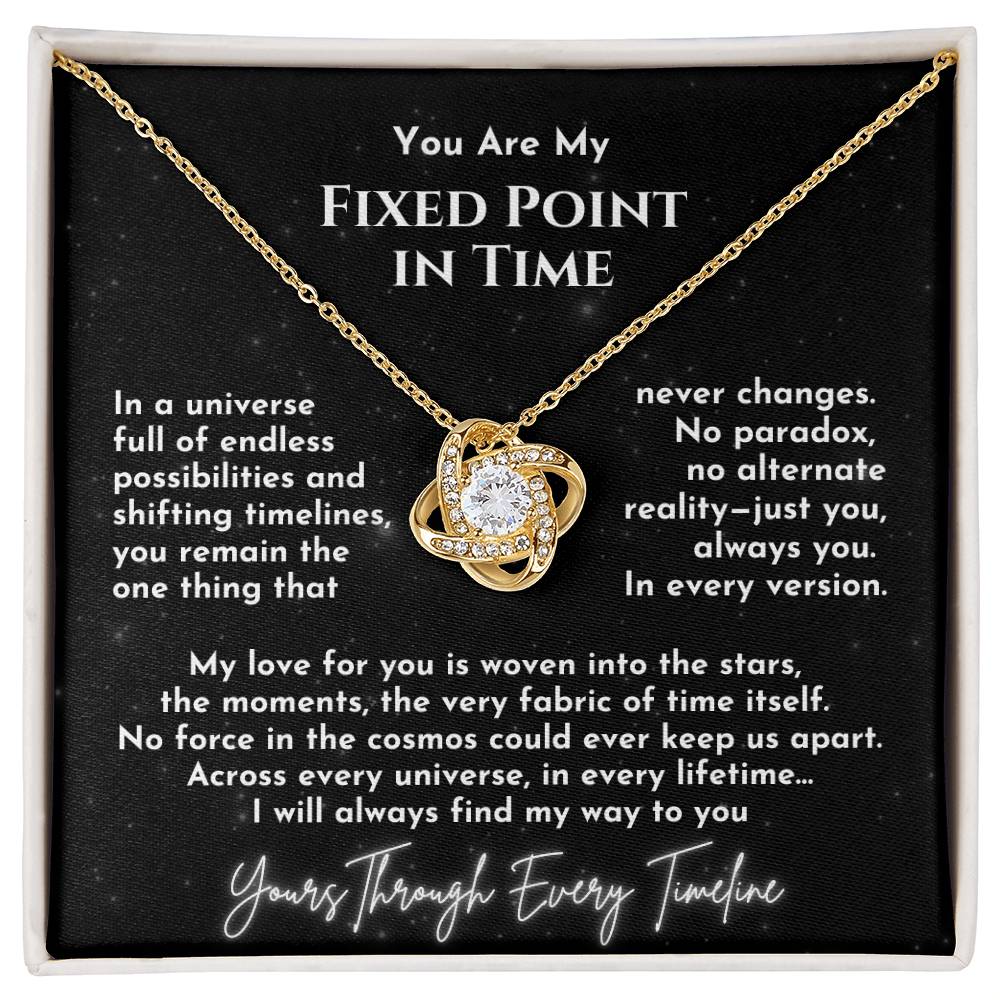 Fixed Point Necklace | Love Knot (S) - Bill and Dot's Finds