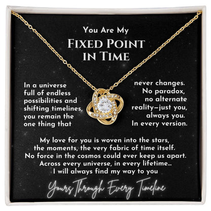Fixed Point Necklace | Love Knot (S) - Bill and Dot's Finds