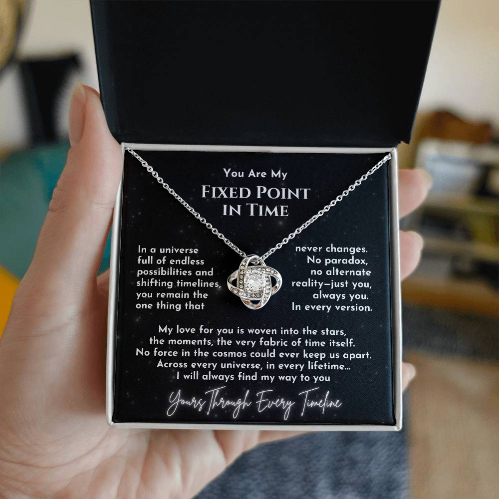 Fixed Point Necklace | Love Knot (S) - Bill and Dot's Finds