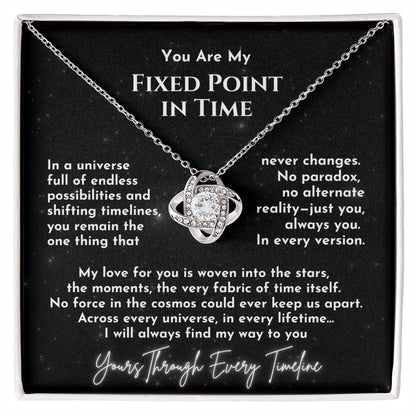 Fixed Point Necklace | Love Knot (S) - Bill and Dot's Finds