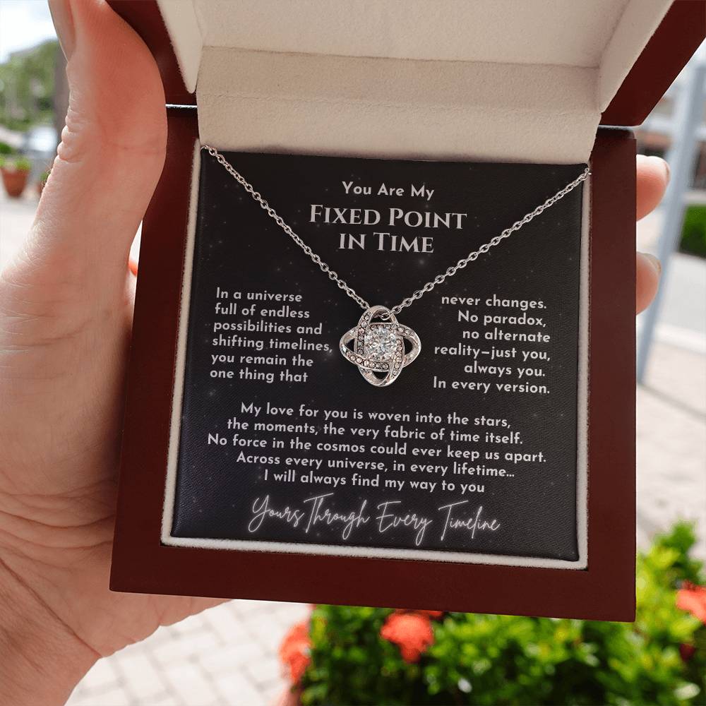 Fixed Point Necklace | Love Knot (S) - Bill and Dot's Finds