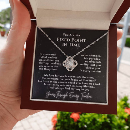 Fixed Point Necklace | Love Knot (S) - Bill and Dot's Finds