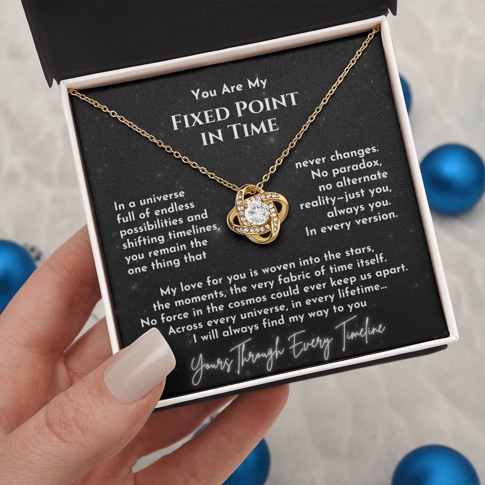 Fixed Point Necklace | Love Knot (S) - Bill and Dot's Finds