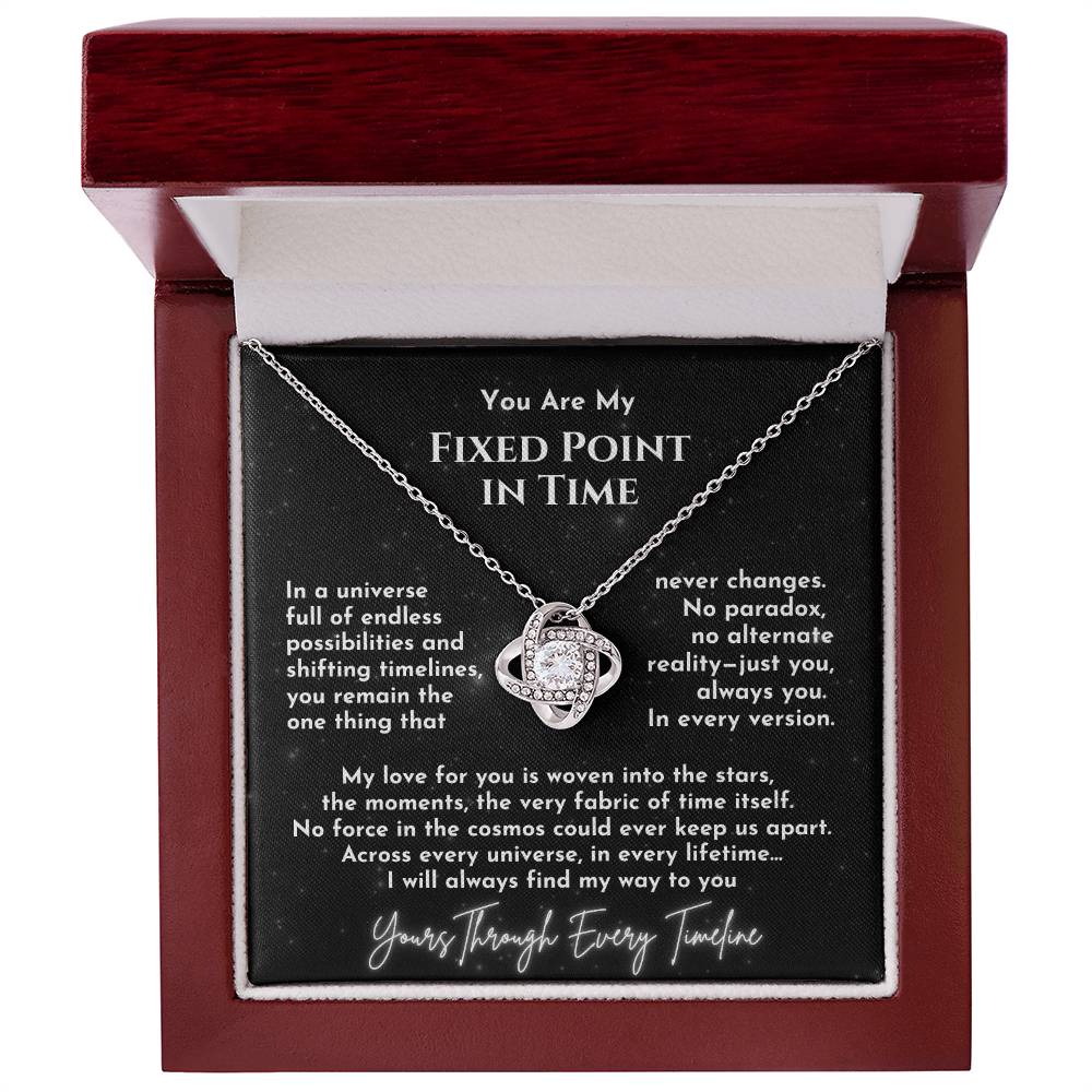 Fixed Point Necklace | Love Knot (S) - Bill and Dot's Finds