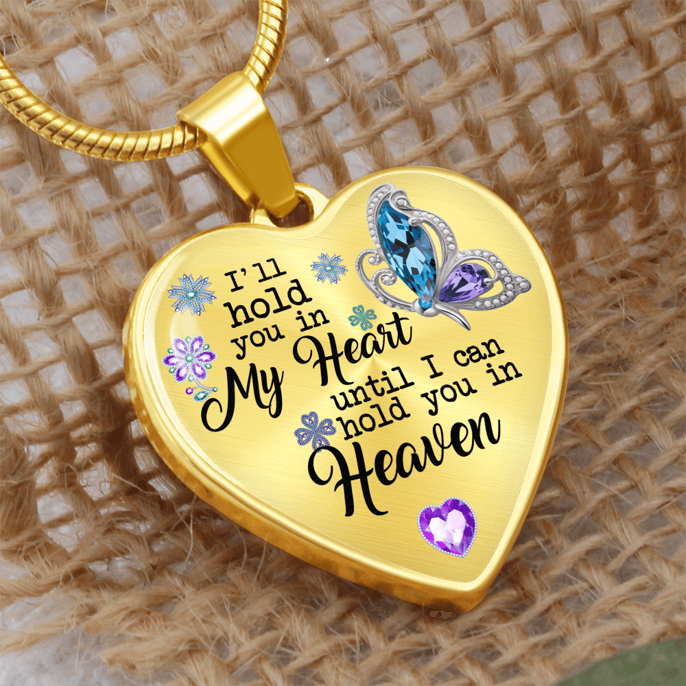 Hold You in My Heart Memorial Pendant - Bill and Dot's Finds