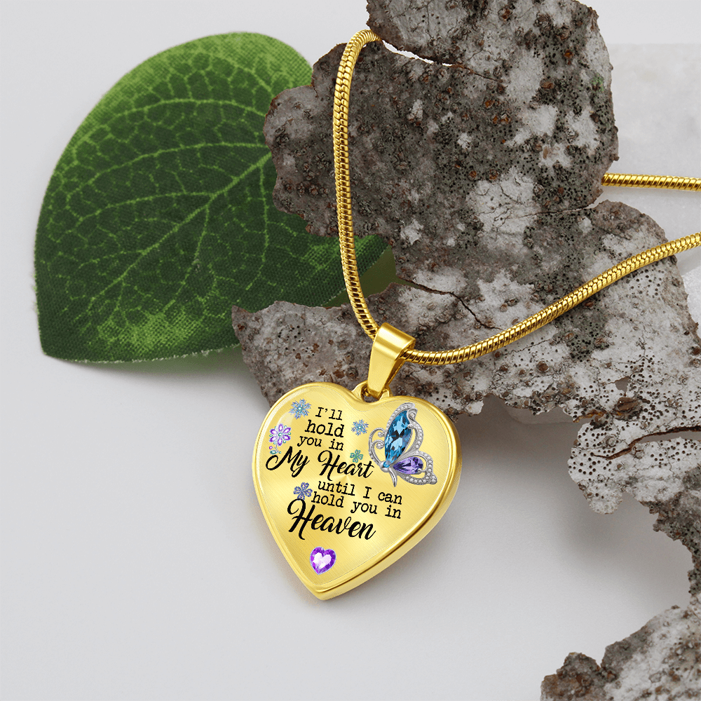 Hold You in My Heart Memorial Pendant - Bill and Dot's Finds