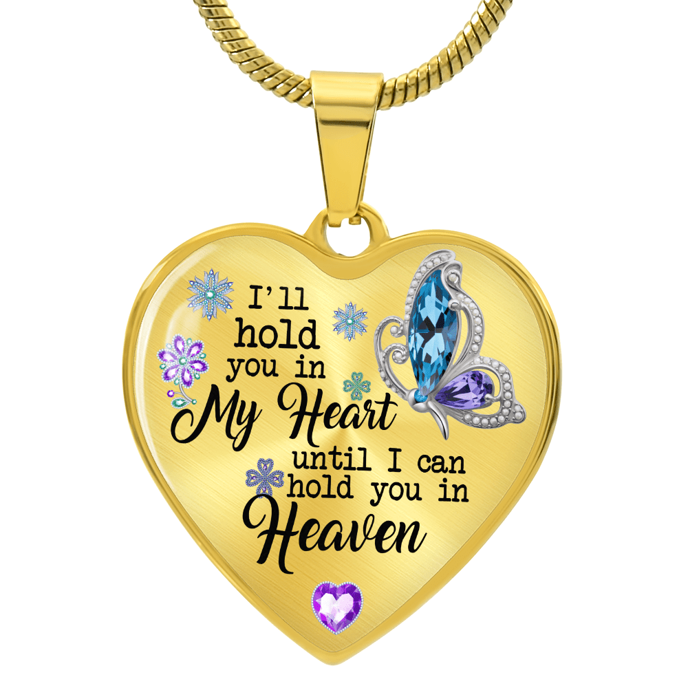 Hold You in My Heart Memorial Pendant - Bill and Dot's Finds