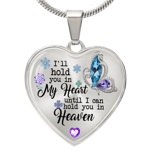Hold You in My Heart Memorial Pendant - Bill and Dot's Finds