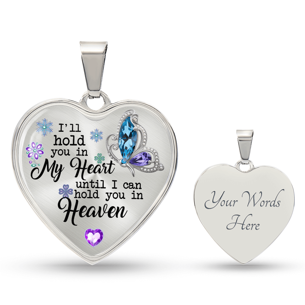 Hold You in My Heart Memorial Pendant - Bill and Dot's Finds