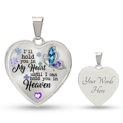 Hold You in My Heart Memorial Pendant - Bill and Dot's Finds