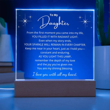 Radiant Love LED Plaque for Daughter