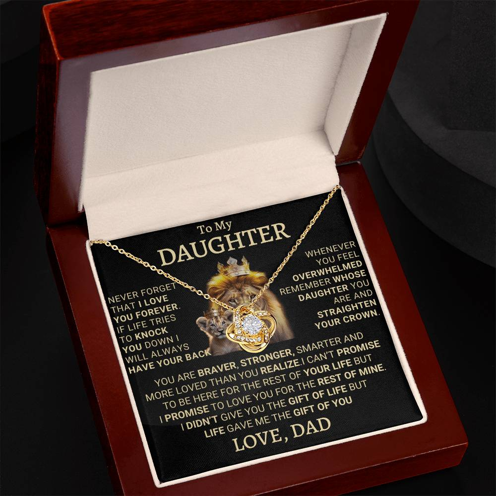 Daughter's Forever Necklace Gift