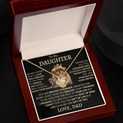 Daughter's Forever Necklace Gift