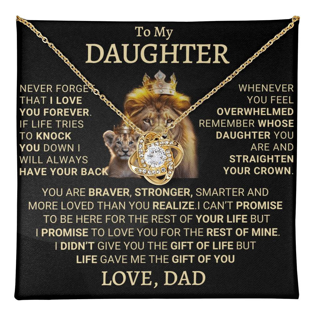 Daughter's Forever Necklace Gift