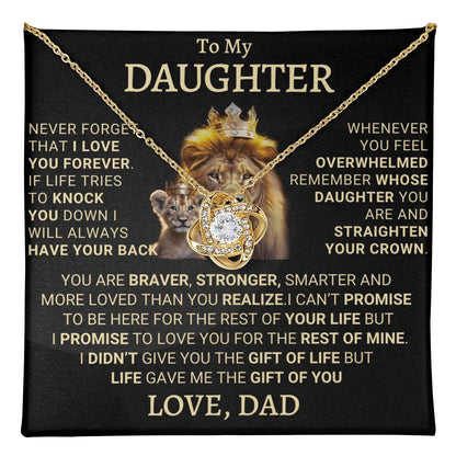 Daughter's Forever Necklace Gift
