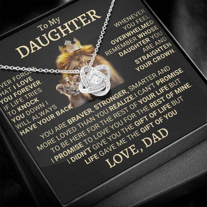 Daughter's Forever Necklace Gift