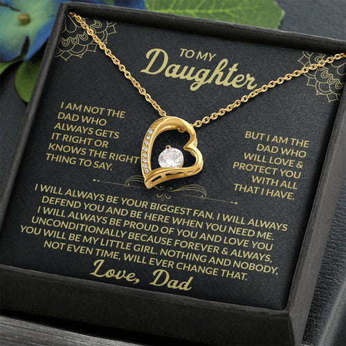 Daughter's Forever Heart Pendant