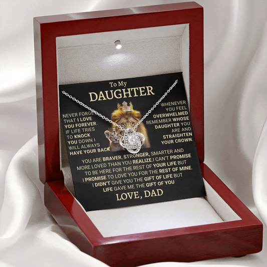 Daughter's Forever Necklace Gift