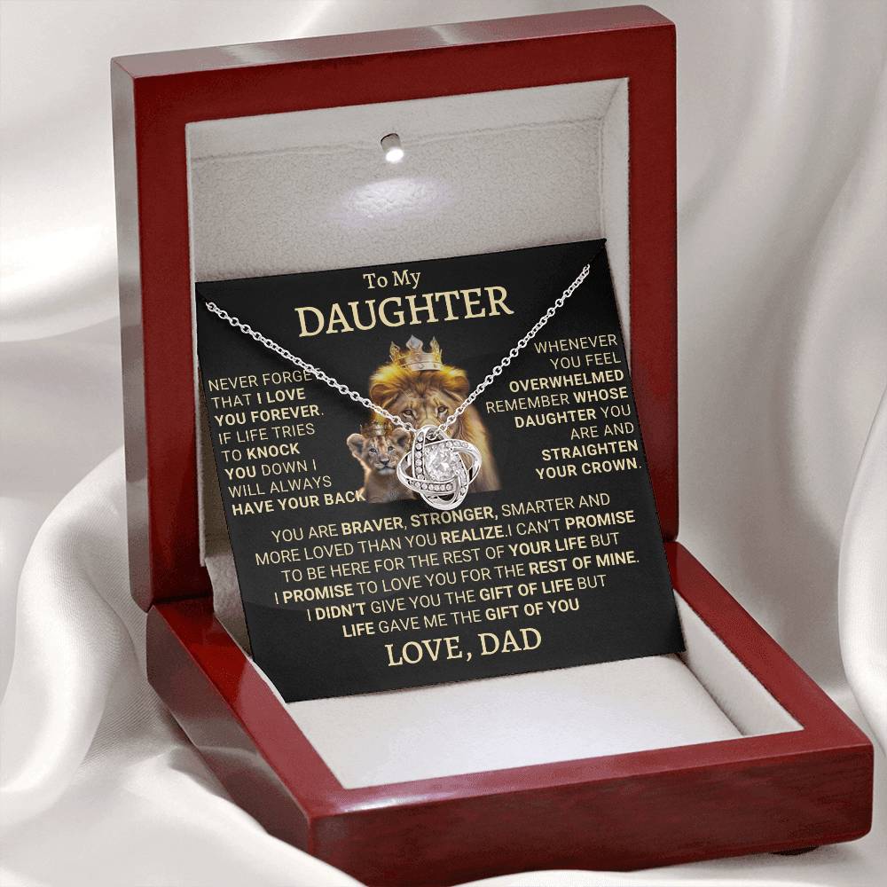 Daughter's Forever Necklace Gift